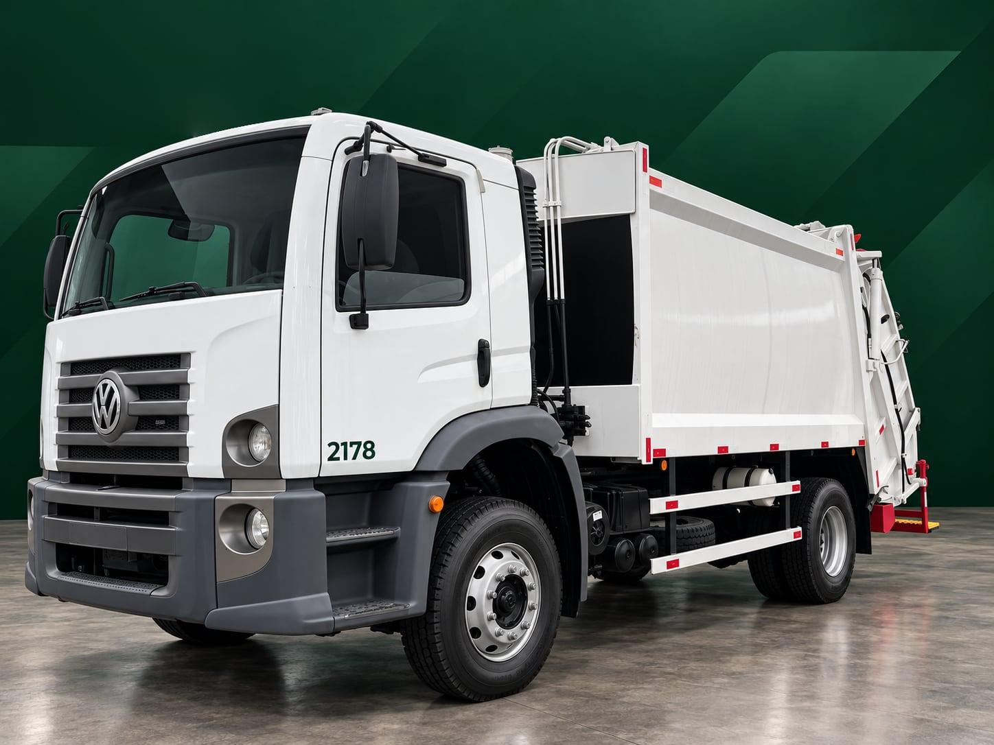 Caminhão compactador Volkswagen 17.280 da frota Locar Truck